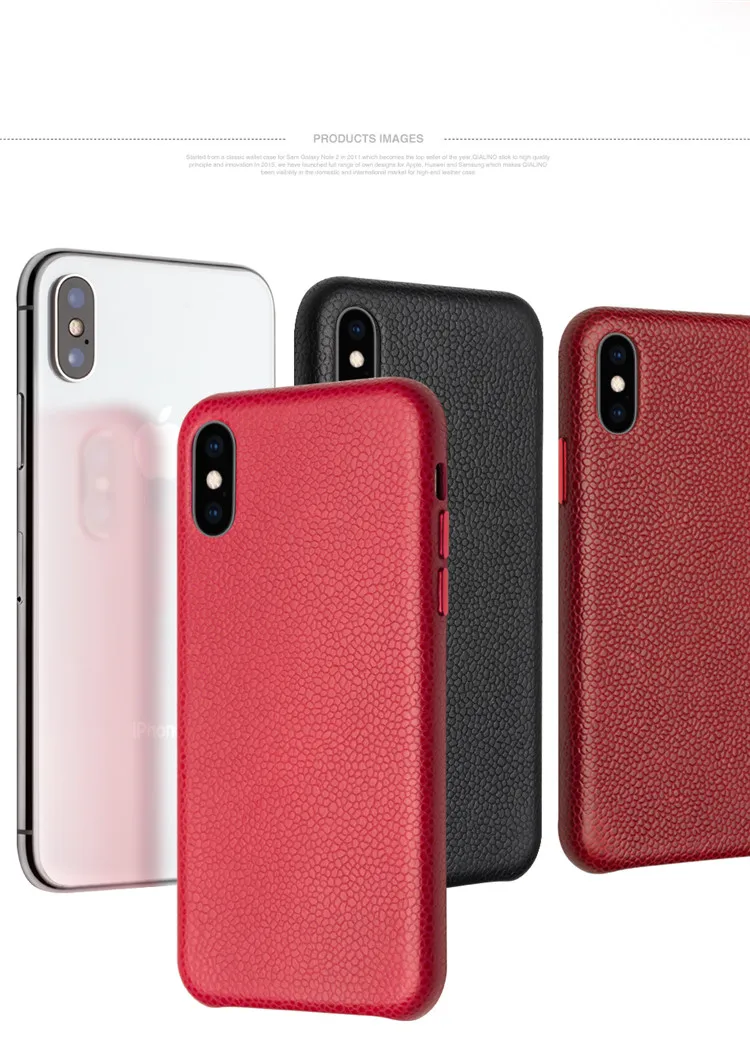 QIALINO модный ультра тонкий чехол для iPhone X/XS Роскошный чехол из натуральной кожи с рукавом задняя крышка для iPhone XS Max 6,5 Дюймов