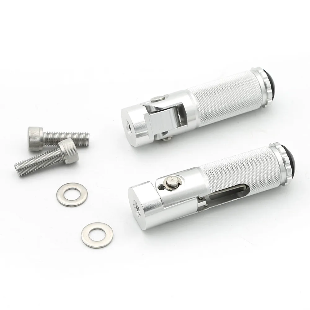 

1Pair FXCNC Motorcycle Folding Footrests Footpegs Foot Rests Pegs Rear Pedals For Yamaha YZF R15 R3 R25 FZ16 XJ6 TDM 650