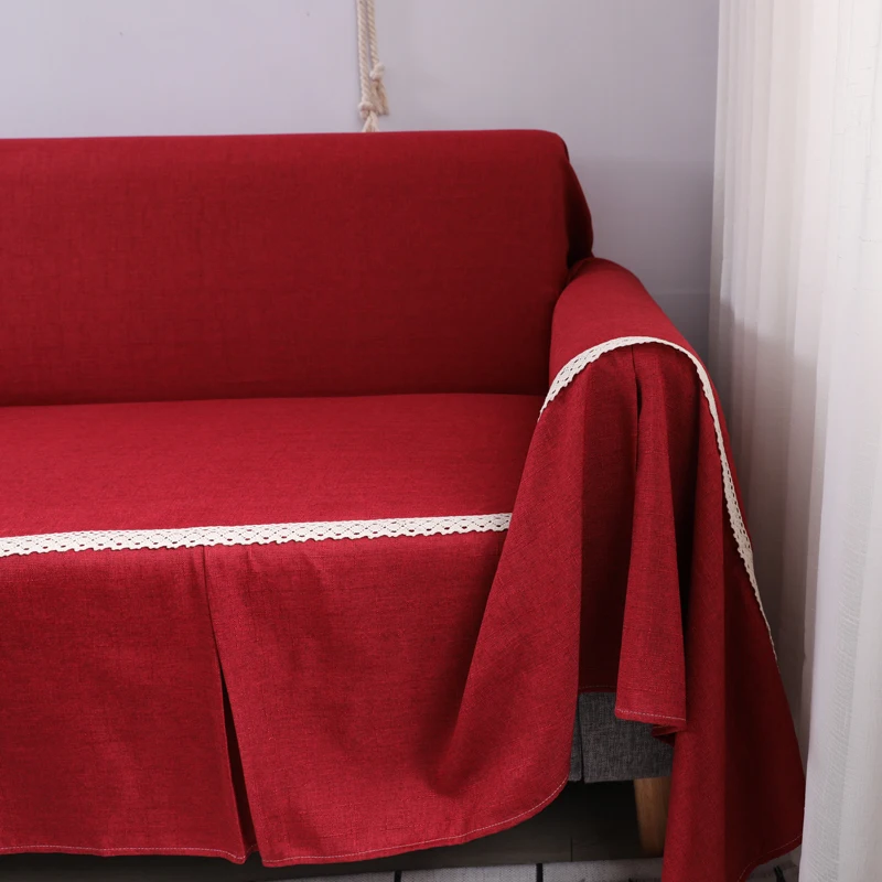 New Sofa Cover for Living Room Seat Couch Furniture Protector red Slipcover Towel Capa Para | Дом и сад