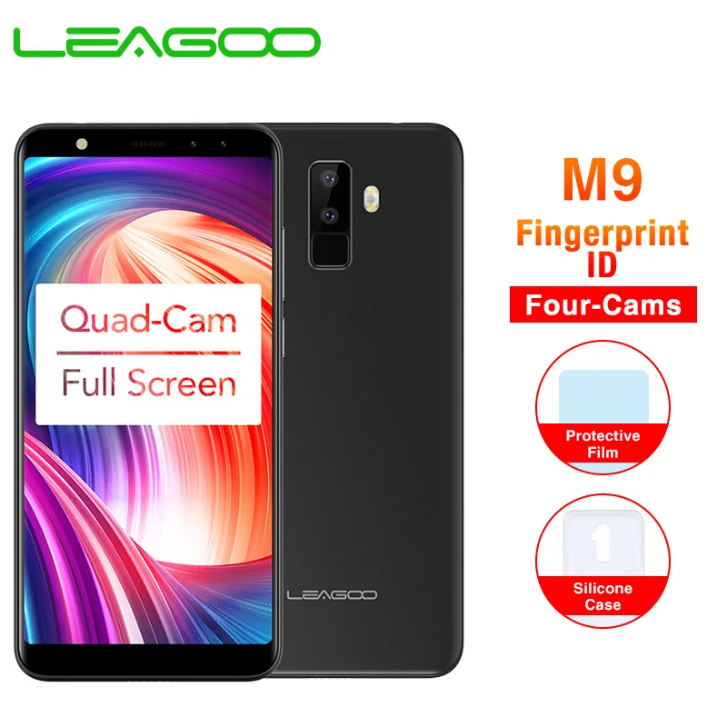 LEAGOO M9 5 &quotполноэкранный мобильный телефон Android 7 0 MT6580A четырехъядерный 2 ГБ + 16 Гб 8MP