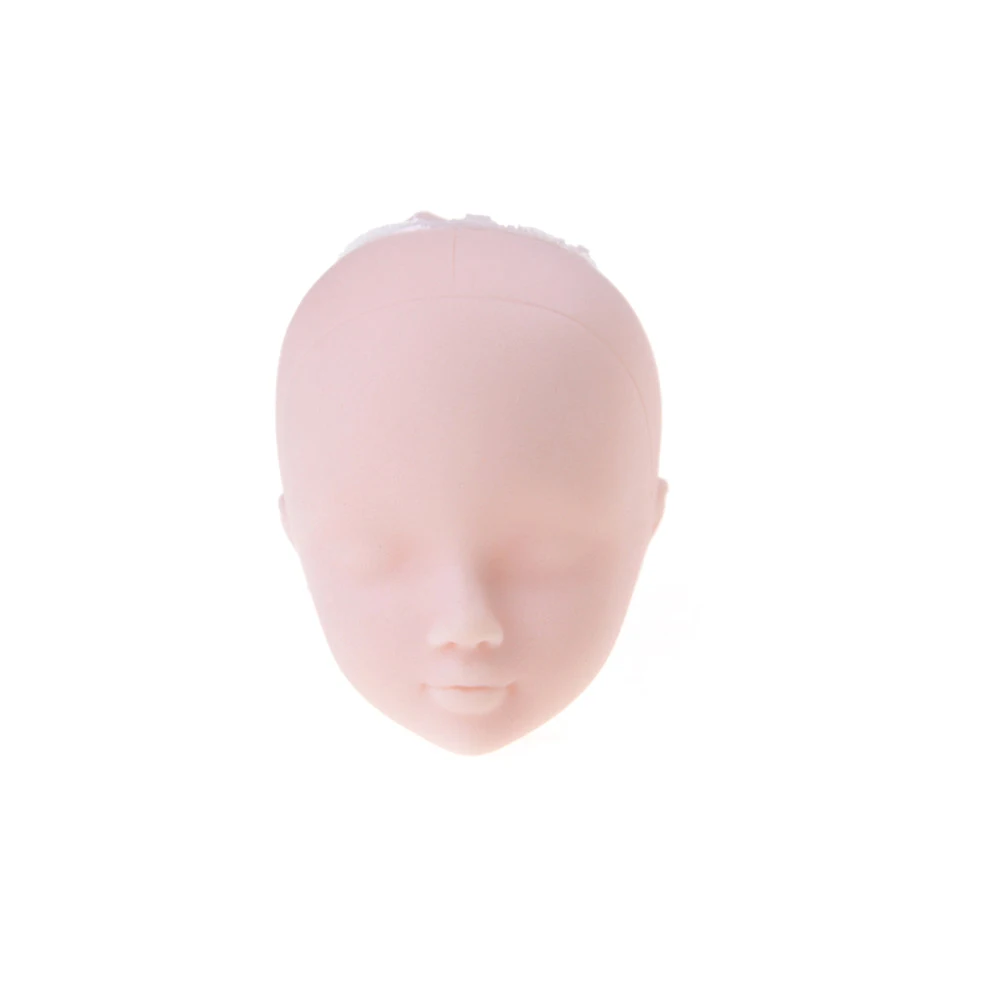 2 шт./лот мягкие пластиковые головы для практики макияжа кукол 1/6 Kurhn BJD голова без