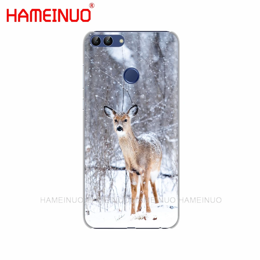 HAMEINUO милый чехол для сотового телефона с кошкой собакой медведем оленем снежной