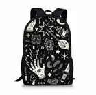 Рюкзак для девочек и мальчиков-подростков, школьные ранцы с рисунком черной кошки, детские рюкзаки для книг для мужчин и женщин
