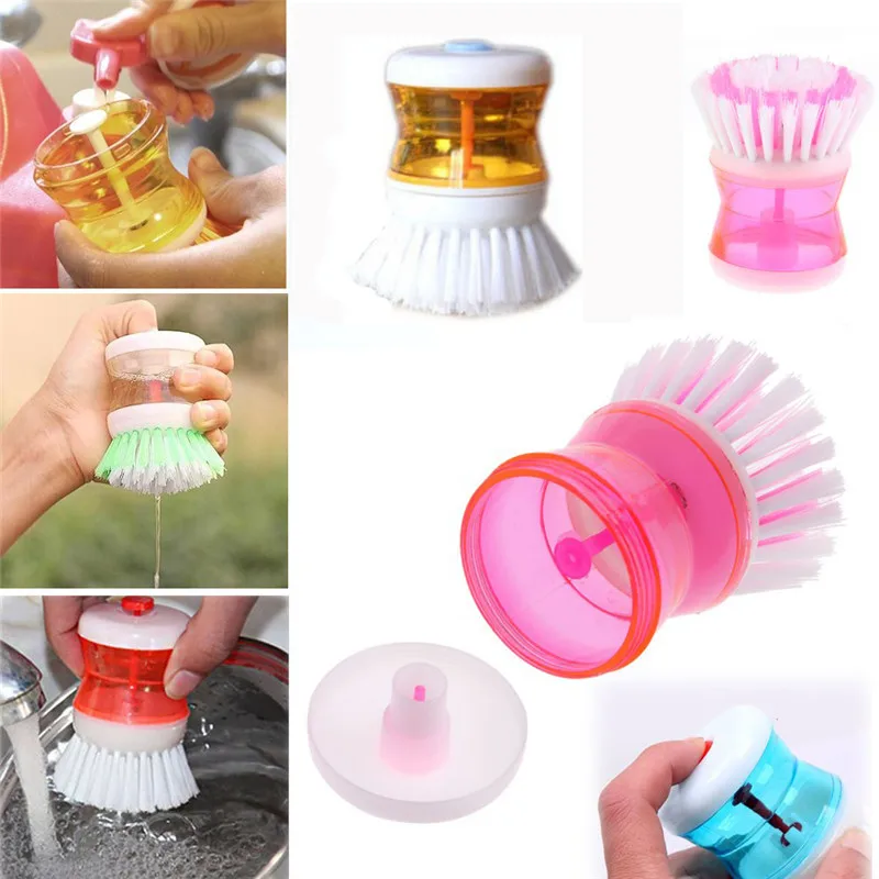 1 шт. многоцветная щётка для мытья посуды|brush cleaner|washing toolscleaning brush |