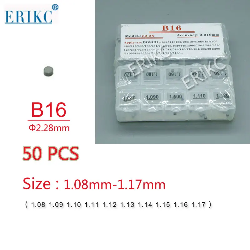 ERIKC инжектор прокладки B11 B12 B13 B14 B16 B21 B22 B23 B24 B25 B26 B31 B48 сопла Регулировка шайбы коллектора системы впрыска топлива для ремонта Наборы