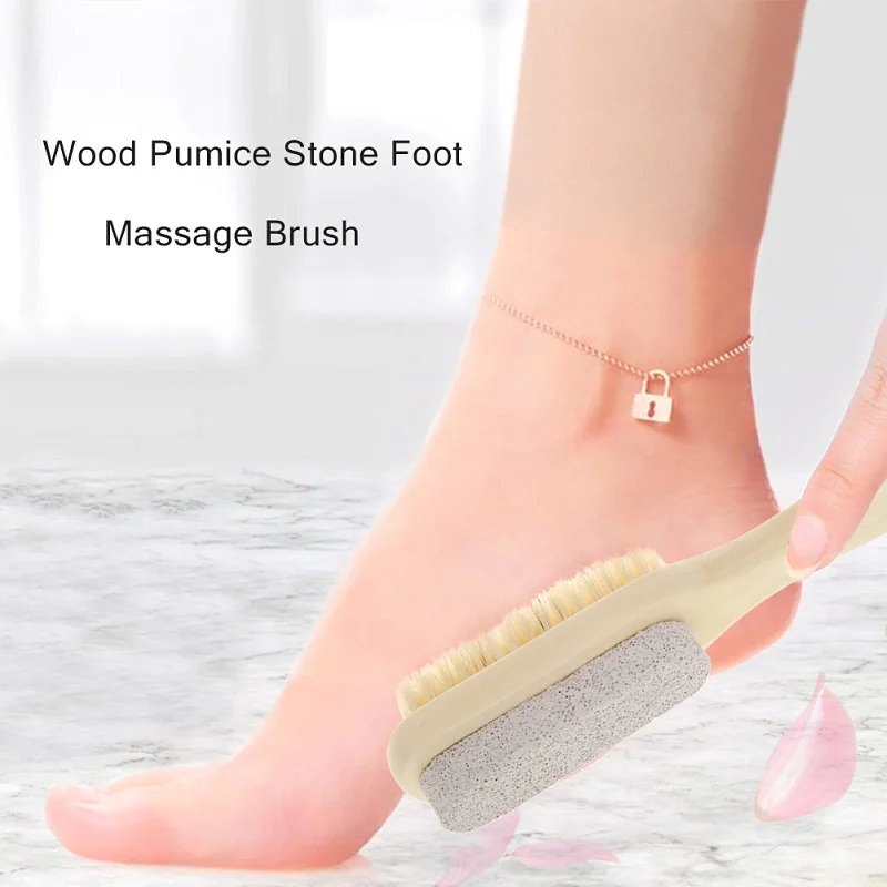 1 PC Foot Brush 1 pair/Bag Exfoliating Foot Mask Socks For Pedicure Socks For Feet Peeling Baby Foot Mask Health Care Feet Dead Skin Removal - Цвет: 1 PC Foot Brush