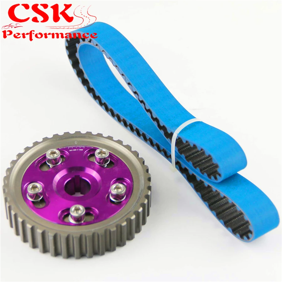 Гоночный ремень синхронизации + регулируемый комплект передач для Civic D16 D16Z D16Y 92