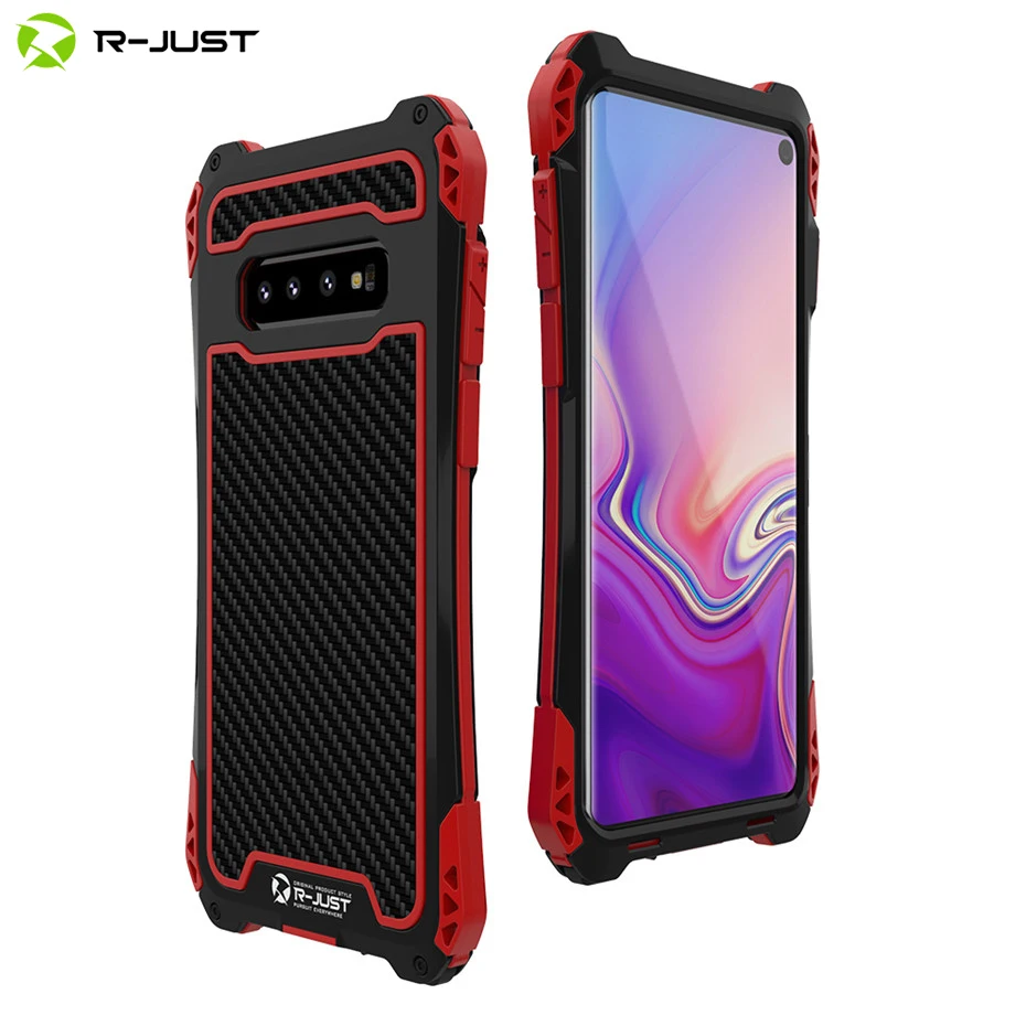 R just для Samsung S10 чехол Plus противоударный водонепроницаемый алюминиевый