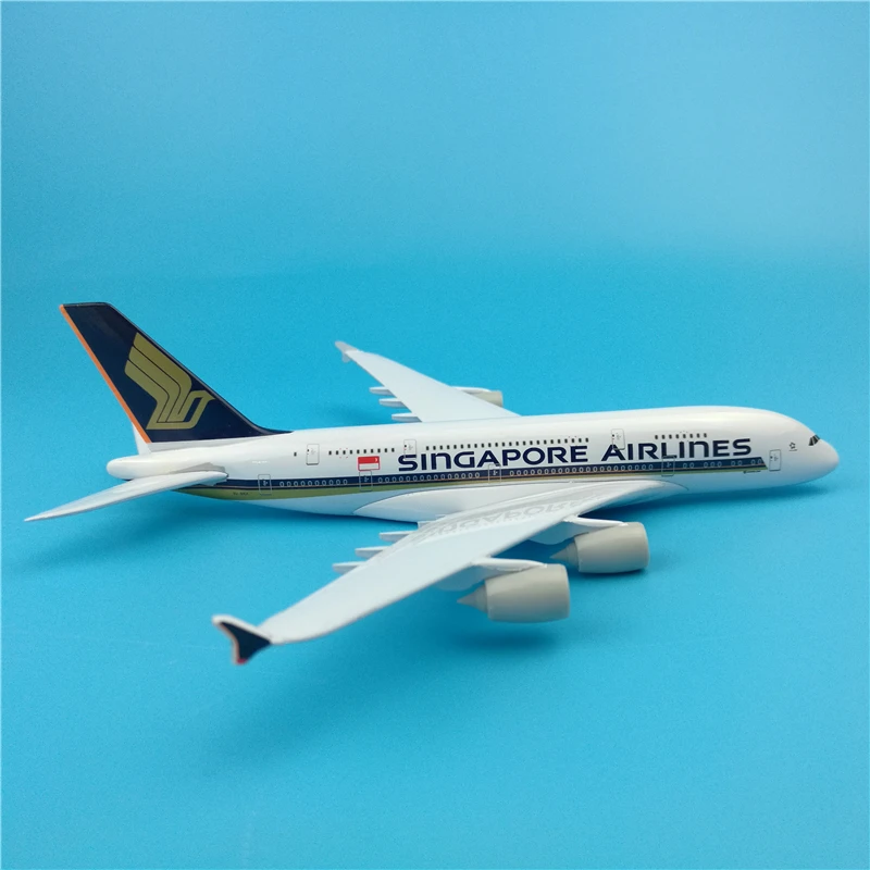 20 см A380 Singapore модели самолета самолетостроение Аэробус дыхательные пути модель