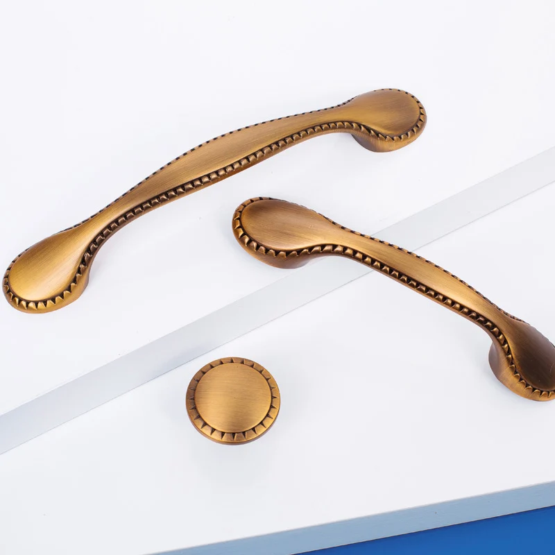 Ручки для антикварной мебели из цинкового сплава цинковый сплав ящика шкафа