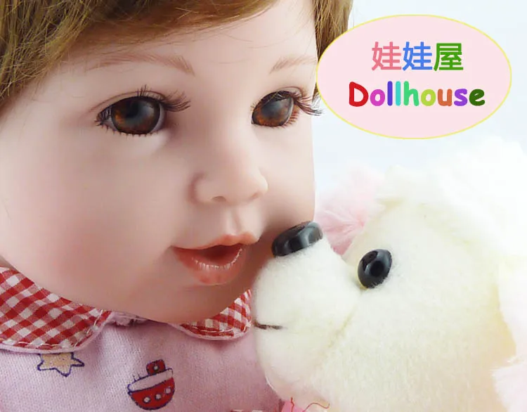 52 см Силиконовая виниловая кукла Реборн игрушки для девочек Brinquedos Реалистичная