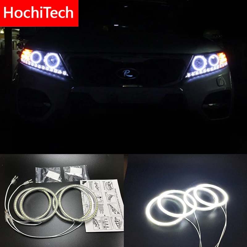 HochiTech для Kia Sorento R 2009-2012 ультра ярсветодиодный SMD белые светодиодные глаза ангела