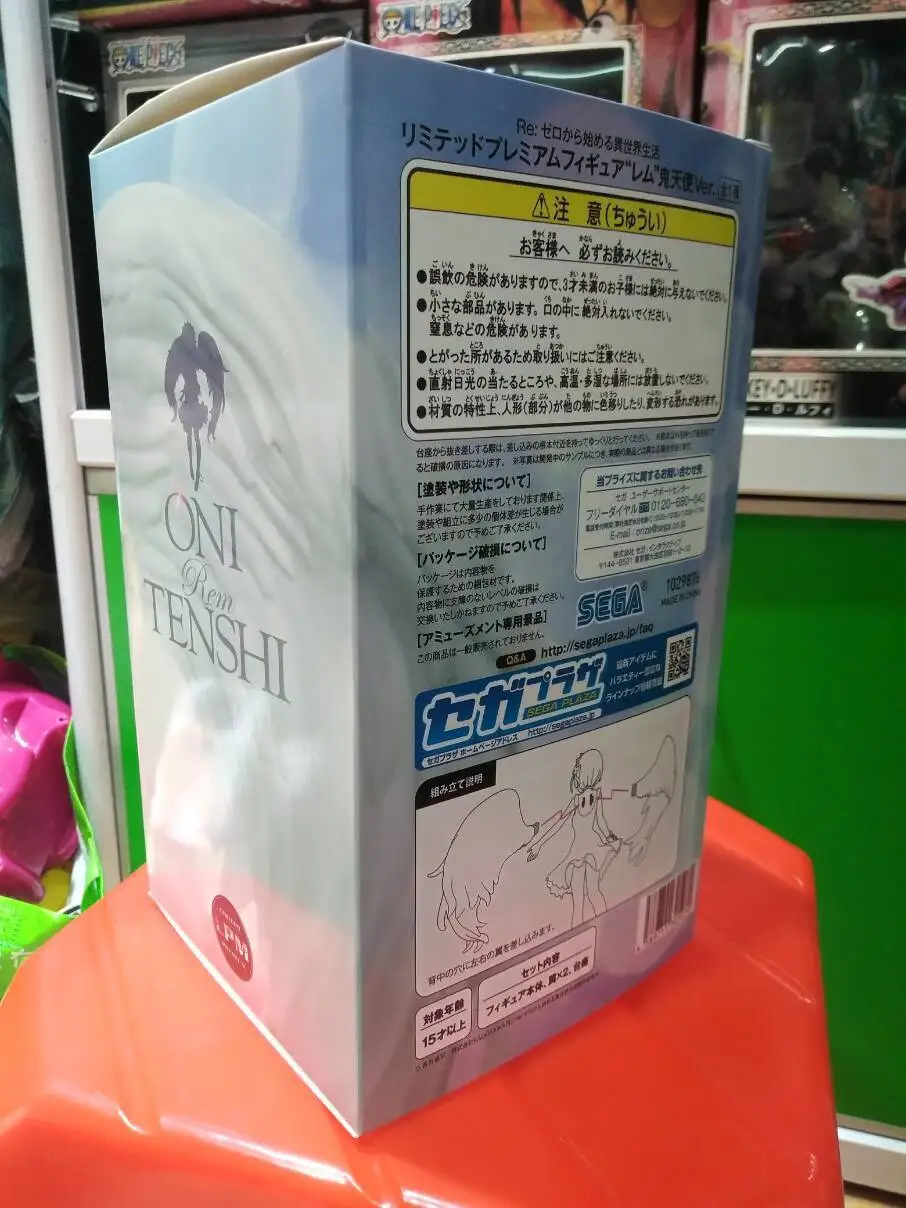 Фигурка из аниме Re:Zero Life in a другой мир ПВХ кукла Рем Oni Tenshi ангел Ver Коллекционная