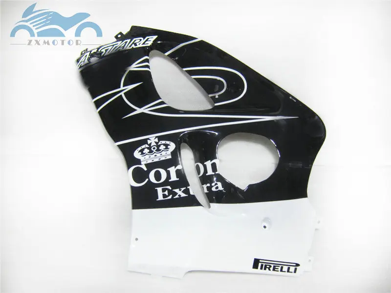 Free Custom ABS fairings kit for SUZUKI GSXR750 GSXR 600 1996-2000 SRAD sport fairing kits GSXR600 96-00 black corona bodyworks |