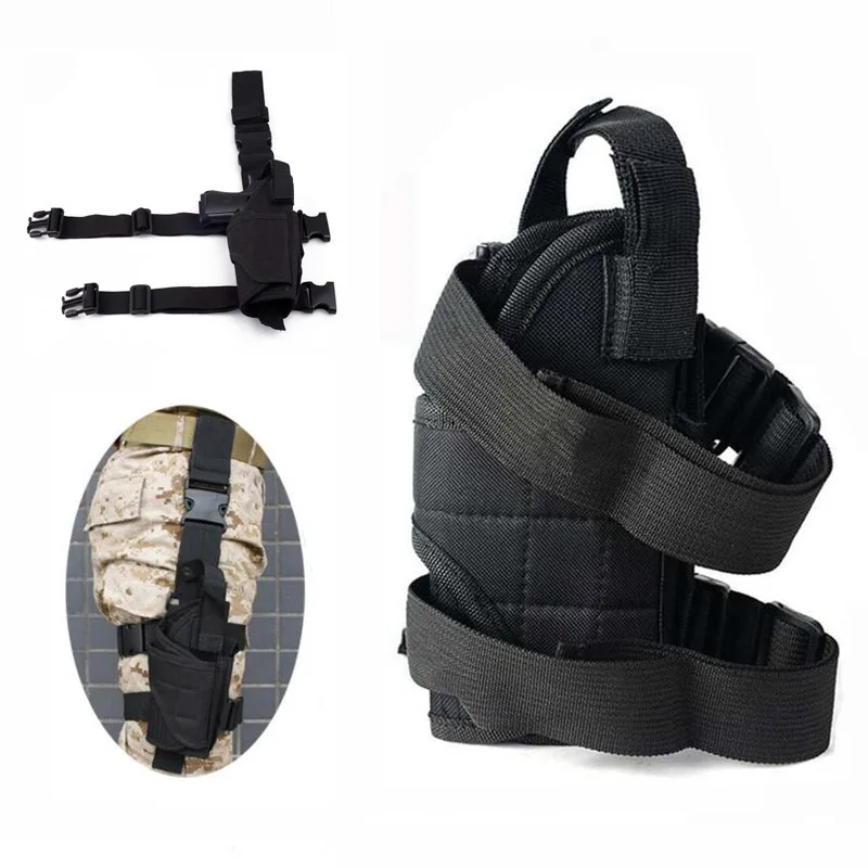 

Adjustable Tactical Leg Holster Glock Airsoft Pistol Gun Drop Thigh Holster Pouch Bag Holder Magic Strap Holster For Most Pistol