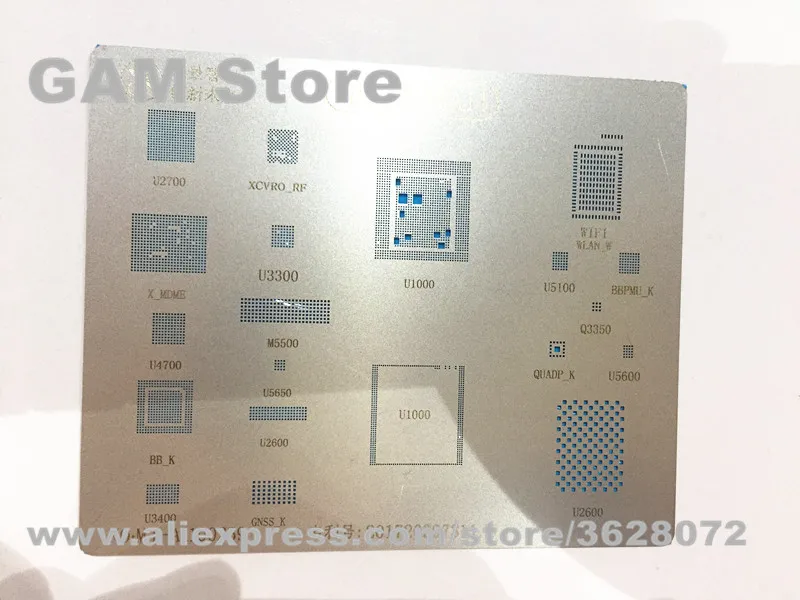 Трафарет MIJING A11 3D BGA для iPhone 8 P Plus центральный процессор ОЗУ базовый Диапазон