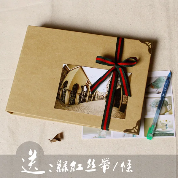 Пустой лист книги кафе меню крафт бумага ручная роспись творческий DIY Фотоальбом