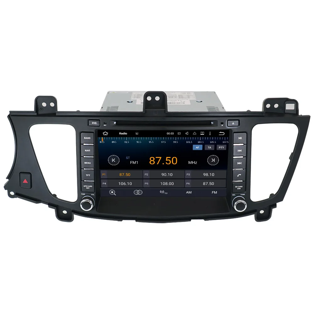 Android 8.0 No car DVD player GPS Navigation For KIA K7 2009-2016 Cadenza Car radio palyer stereo Auto Tape recorder multimedia |
