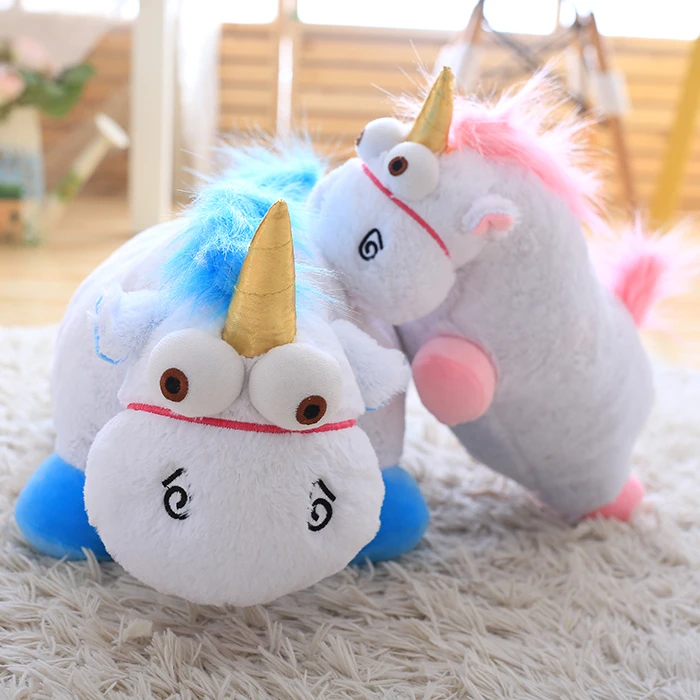 Толстый мультяшный Единорог плюшевые игрушки милые мягкие единорог лошадь куклы