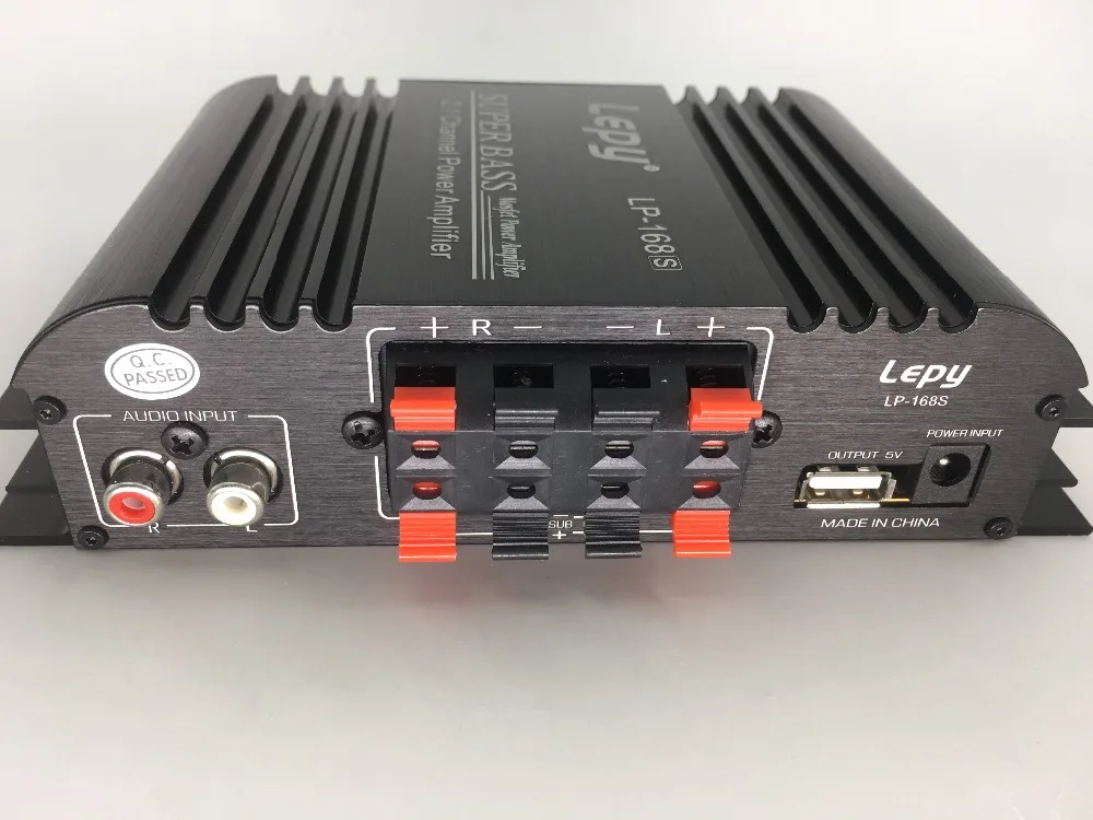 2016 lepy LP 168S 168HA 12 В усилитель мощности с тяжелым басом 2 1 канальный 40 Вт * + 68 usb
