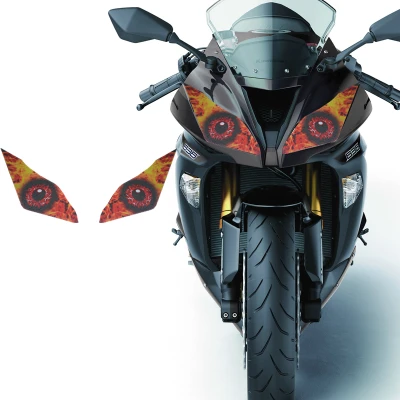 Для KAWASAKI VERSYS 650 1000 аксессуары для мотоциклов передний обтекатель наклейка на фару