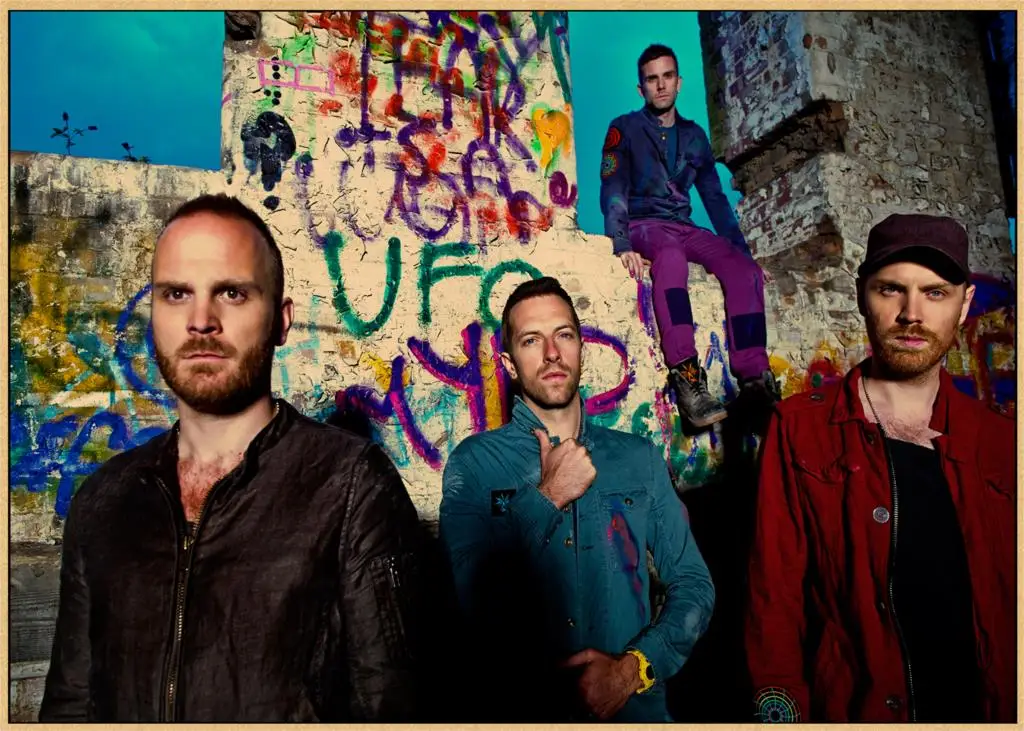 Coldplay Декор для дома крафт кислота Рок Музыка плакат рисунок ядро наклейки на