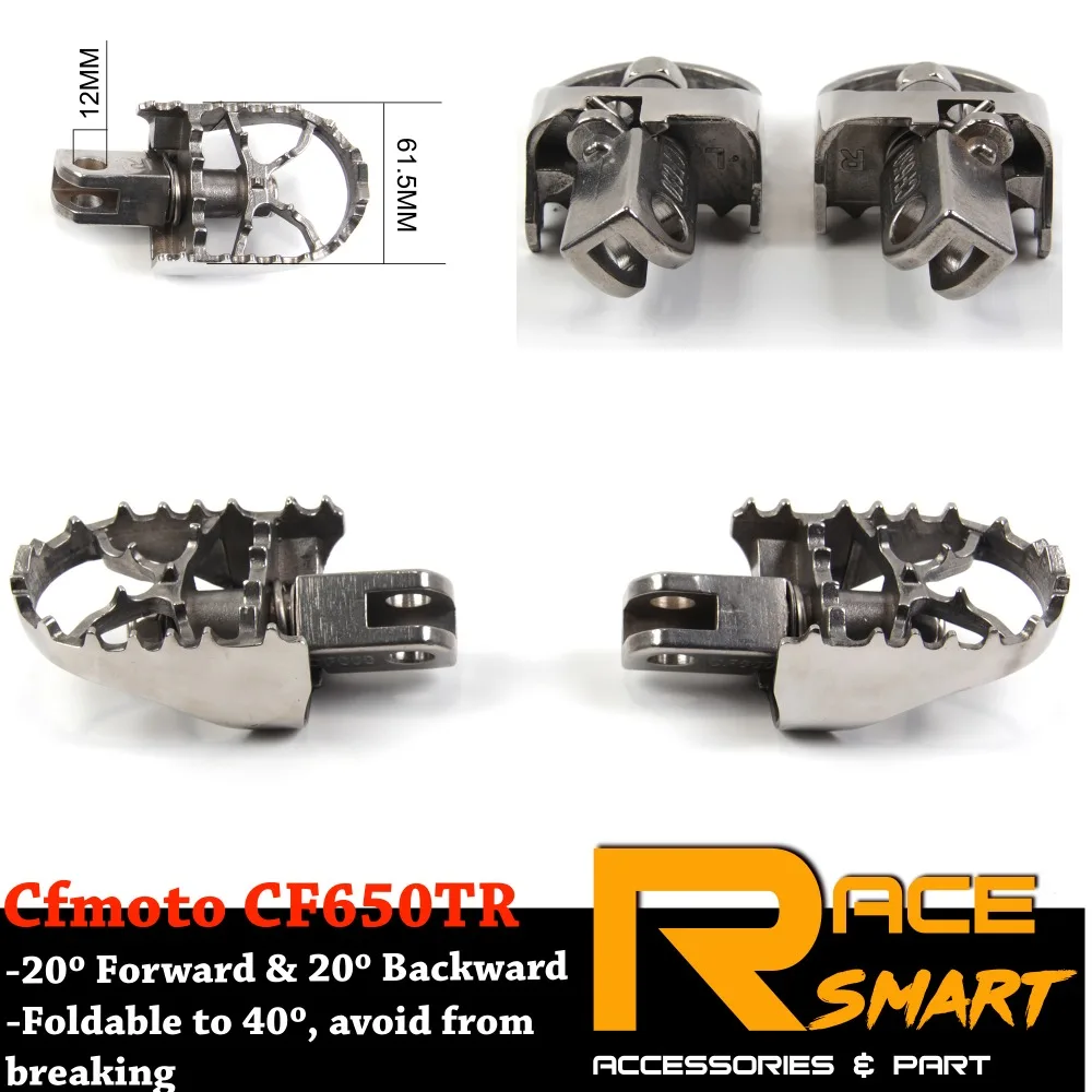 

Передние Подножки для мотоцикла CFMOTO CF650TR, Сменные аксессуары, подножка для мотоциклиста, педаль для педалей CF650 650TR