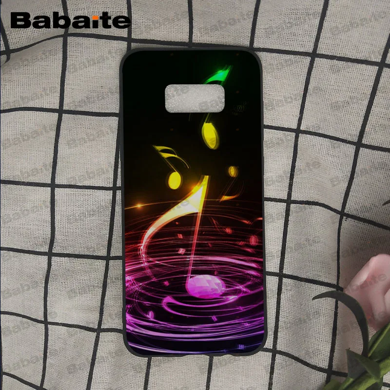 A9 Music Is My Love мягкий силиконовый черный чехол для телефона для samsung Galaxy s9 s8 plus note 8 note9 s7 s6edge coque Babaite - Цвет: A9