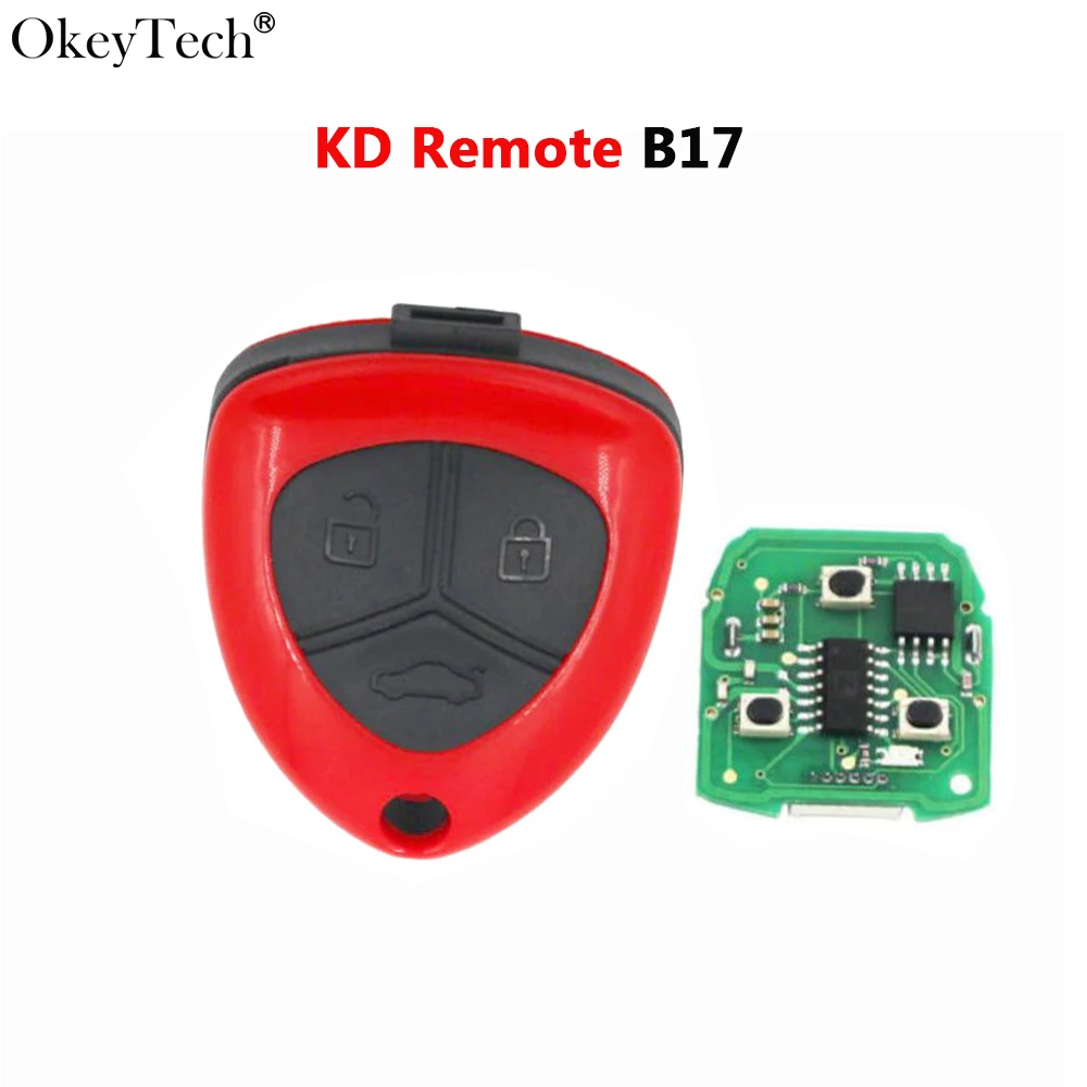 Okeytech 1 шт. B Series пульт дистанционного управления KD B17 с 3 кнопками и лезвием