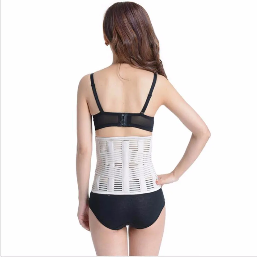 

Lumbar Support Back Brace with Removable Pad Black Regular waist 50-110 cm Medical Lower Back Brace Waist Belt Lumbar Corset