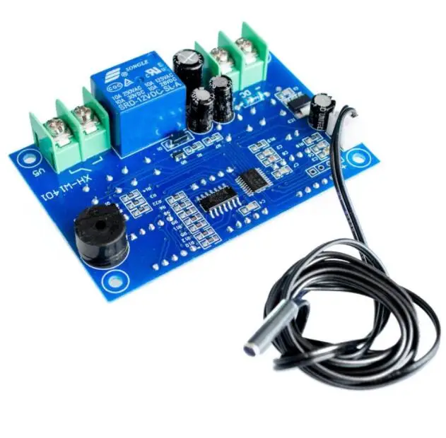 5PCS/LOT DC12V thermostat Intelligent digital temperature controller With NTC sensor W1401 led display | Компьютеры и офис