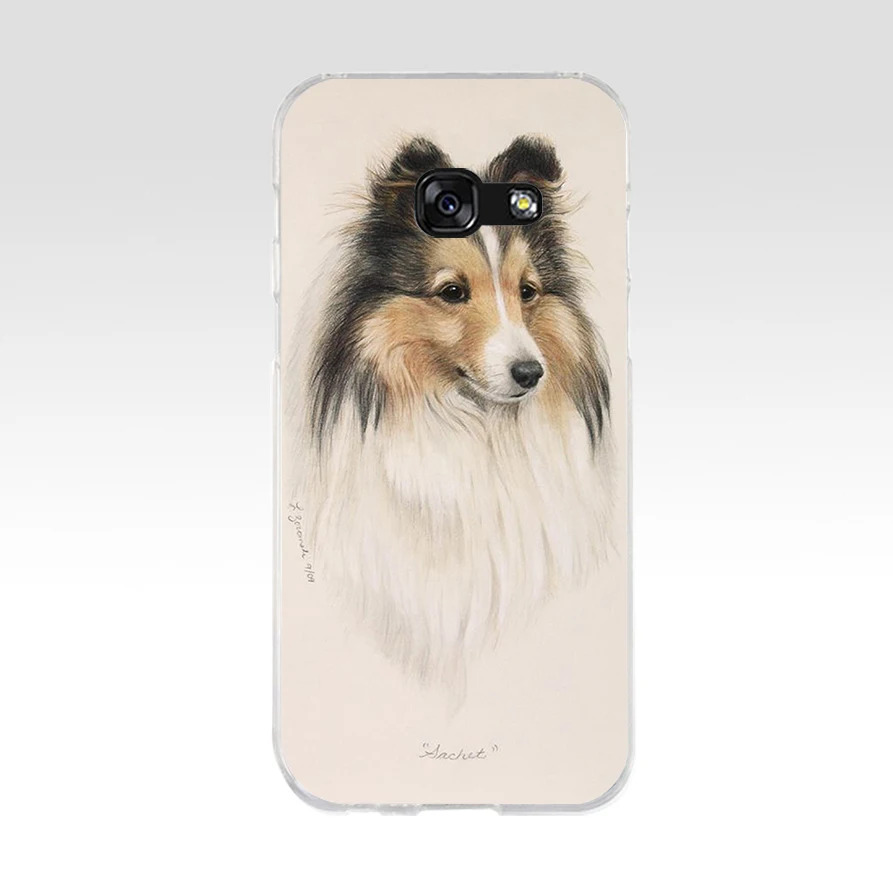 165AQ sheltie Мягкий Силиконовый ТПУ чехол для телефона Samsung galaxy a3 a5 2016 2017 a6 A8 2018|Бамперы|