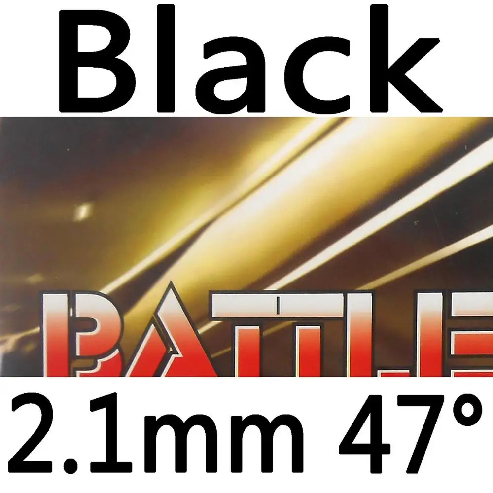 RITC 729 Дружба битва II битва 2 BATTLE2 липкий пипс в настольный теннис пинг понг Резина с губкой 2,1 мм - Цвет: black 2.1mm H47