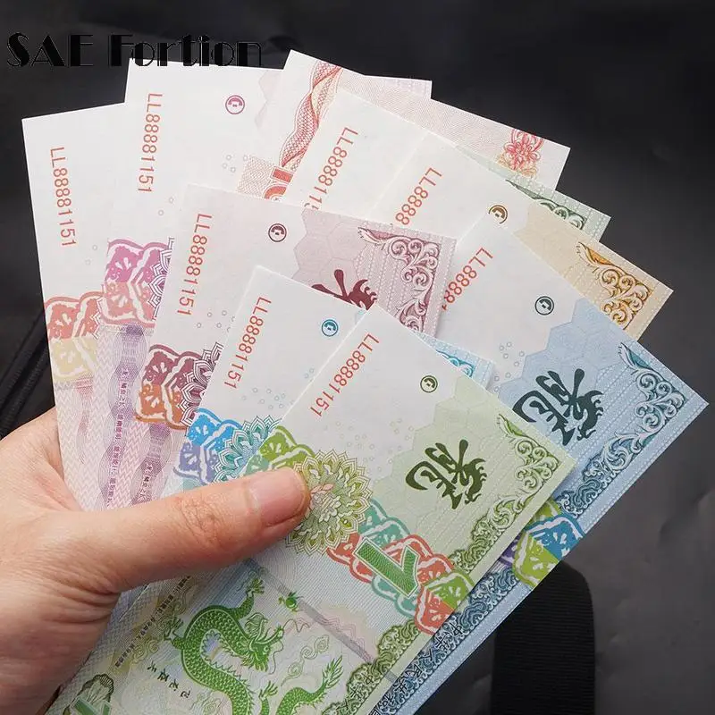 9 шт набор в китайском стиле Дракон банкноты бумага деньги без валюты поддельные