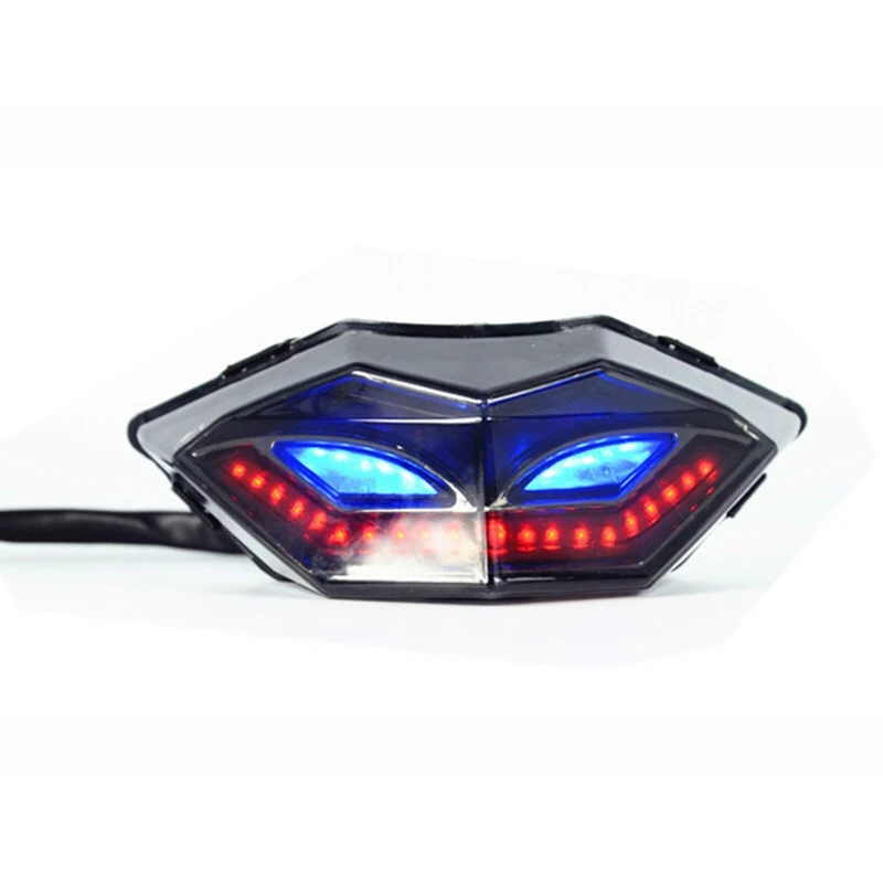 

For Kawasaki Ninja 250 300 EX300 Z250 Z300 Motorcycle LED Tailligh Tail Light Rear Lights Turn Signals Indicator Brake Light