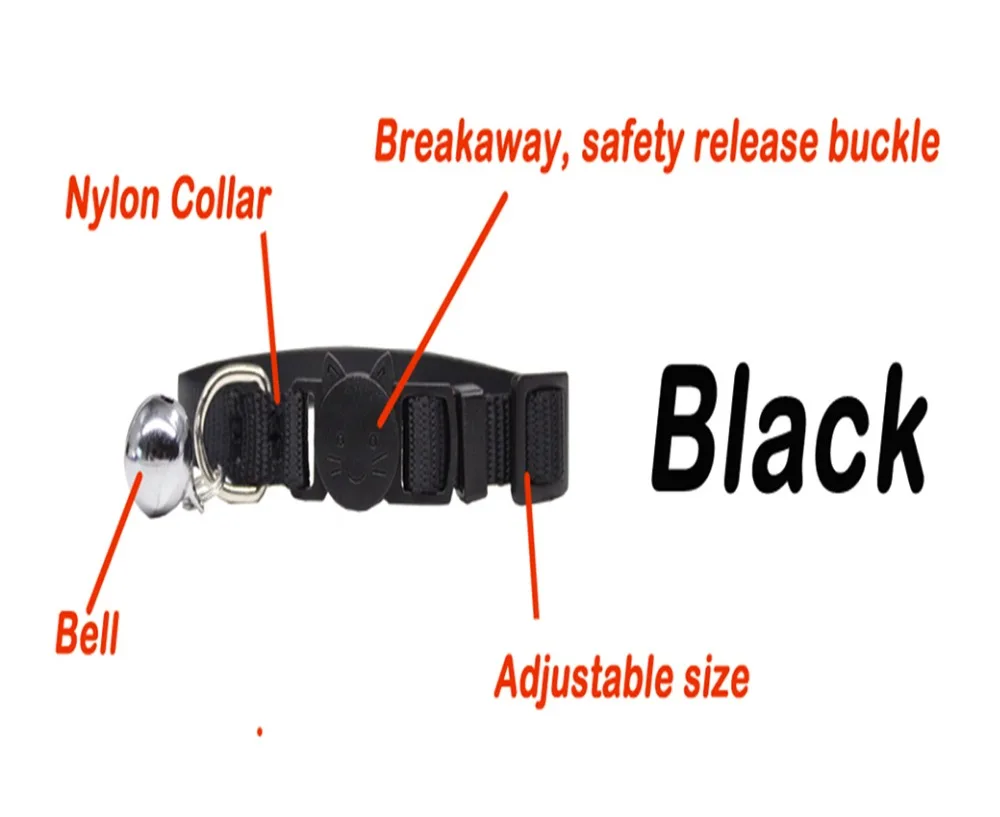 Безопасности Кот Воротник с id тегов Регулируемый кошка маленькая собака Цепочки