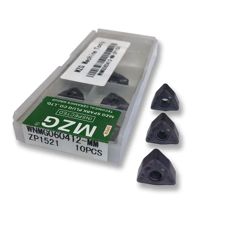 MZG WNMG080404 WNMG060408-MM ZP1521 обработка из нержавеющей стали токарные сверлильные инструменты с ЧПУ вставки из карбида цемента для WWLN MWLN