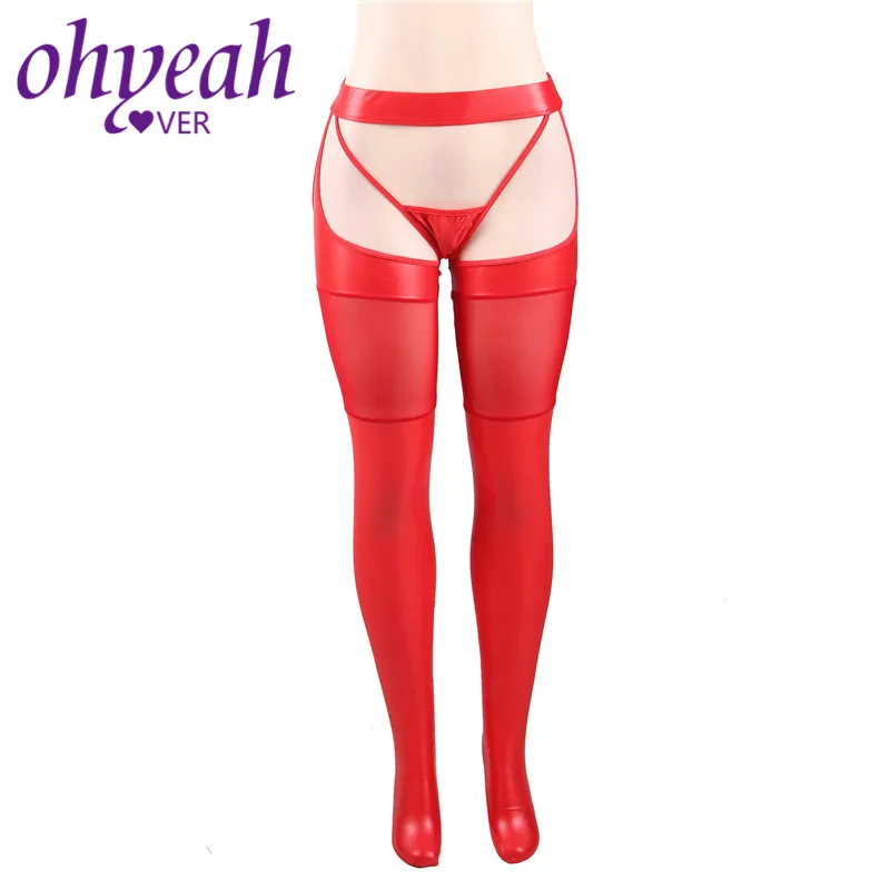 Сексуальные колготки Ohyeahlover для женщин Колготки с открытой промежностью женское