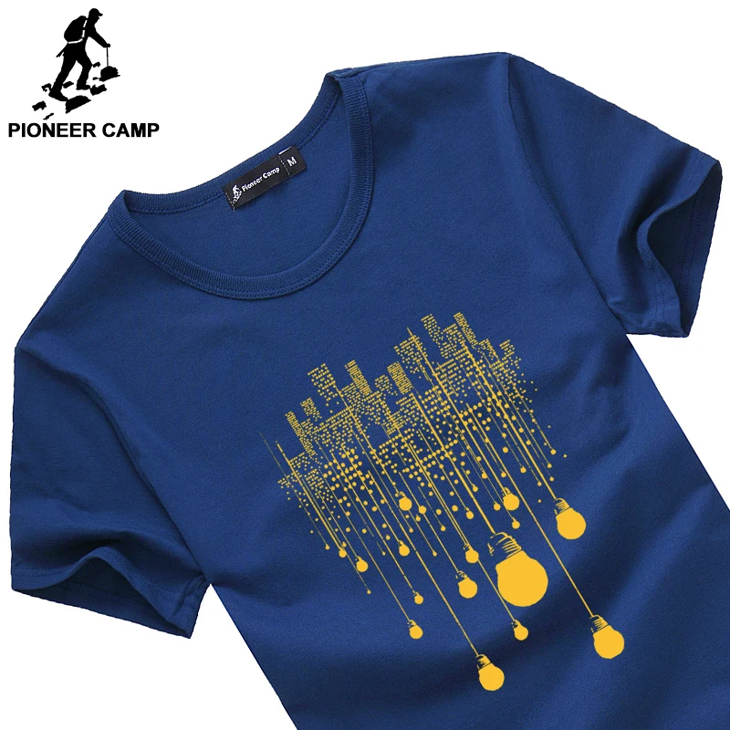Pioneer Camp 2017 новое поступление мужская футболка с коротком рукавом летняя 100% хлопок