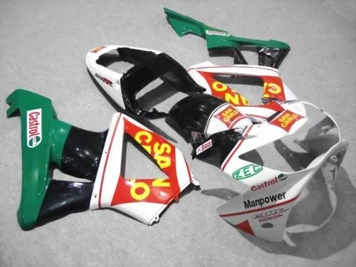 

Motorcycle Fairing kit for HONDA CBR900RR 00 01 CBR900 929 CBR900RR 2000 2001 Black white green ABS Fairings set