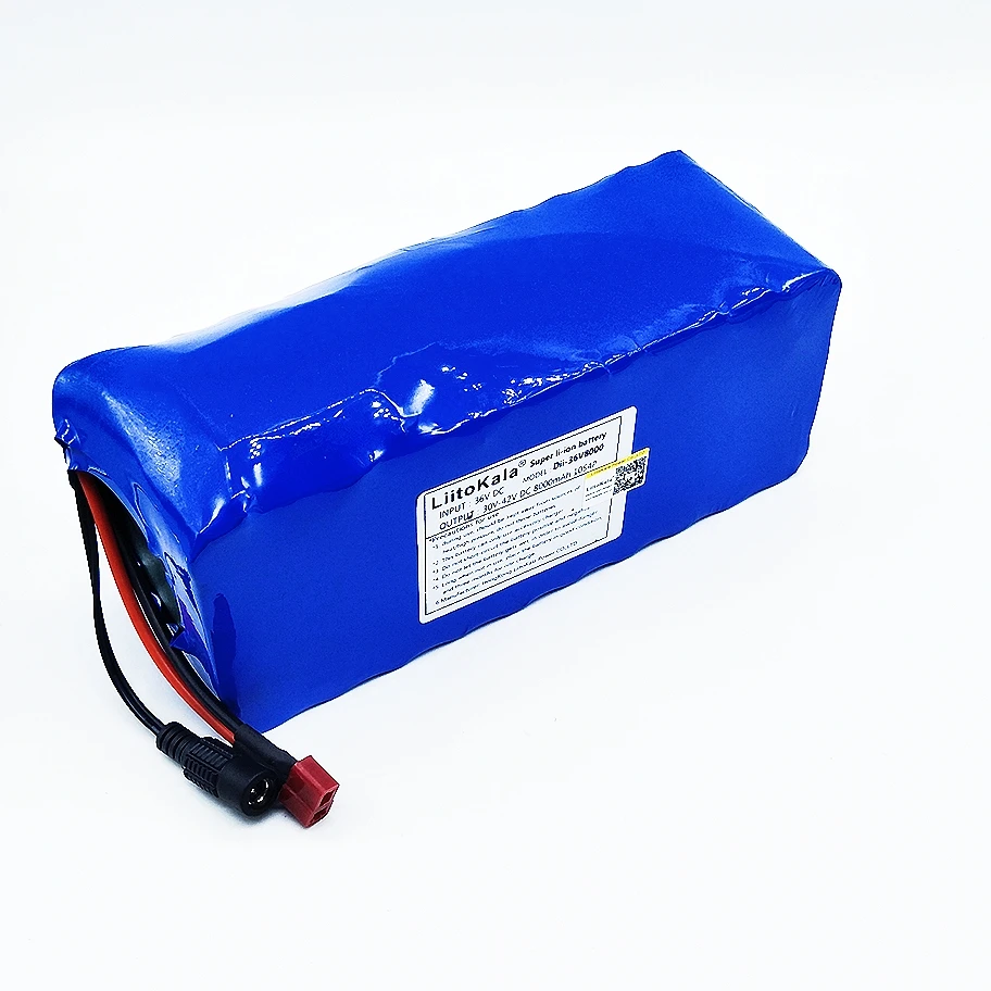 Новый liitoKala 10S4P 36v8ah Электрический велосипед литий-ионный аккумулятор 18650 8000 мАч