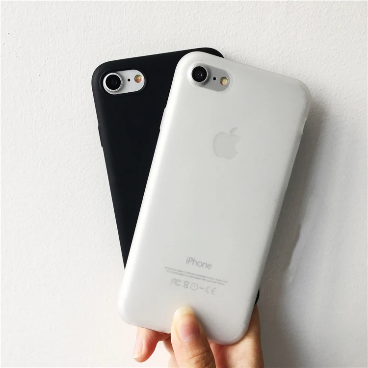 Силиконовый ТПУ чехол для телефона iPhone 6S Матовый однотонный X Xr Xs Max 7 8 Plus Мягкий