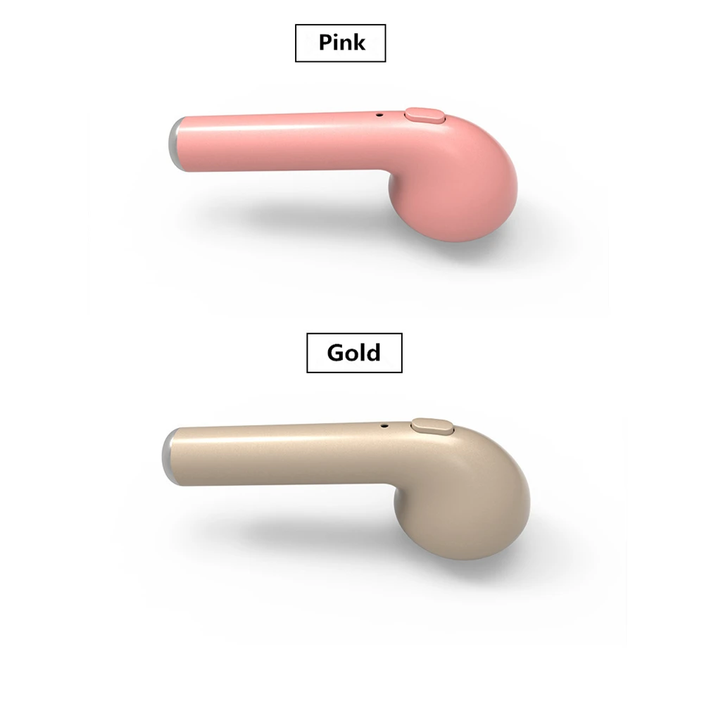 HB i7, беспроводные наушники, Bluetooth гарнитура, беспроводные, стерео, спортивные, в ухо, один наушник с микрофоном для iPhone 7 Plus, samsung, Xiaomi
