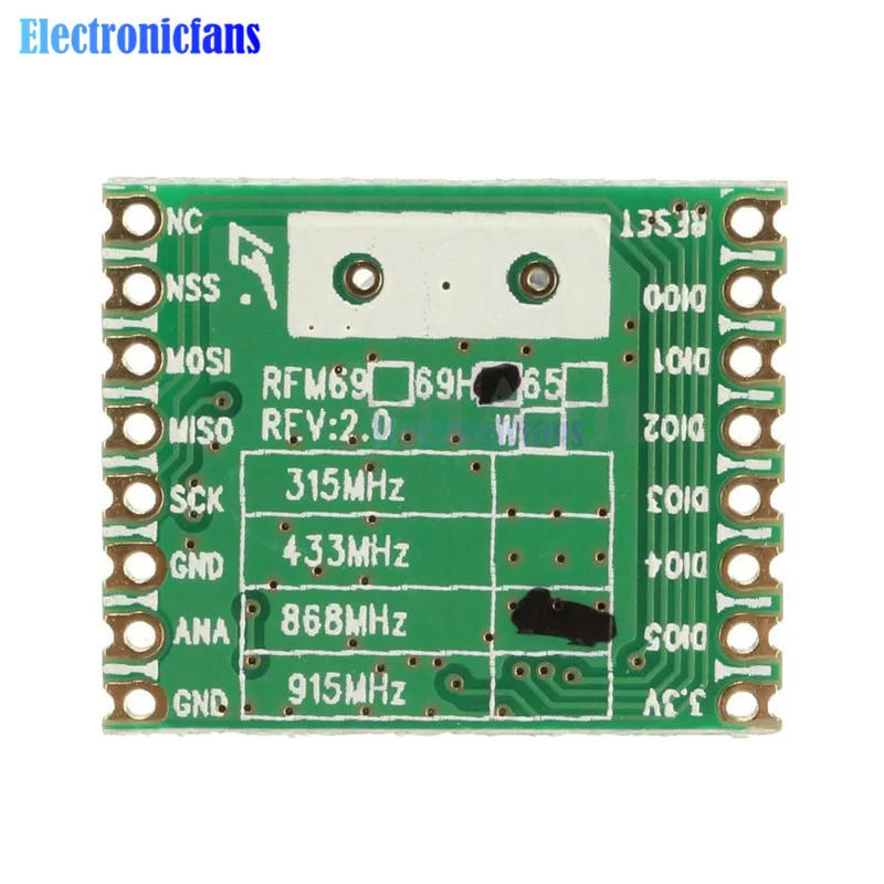 RFM69W RFM69CW RFM69HW 433 МГц 868 радиочастотный беспроводной трансивер модуль датчика