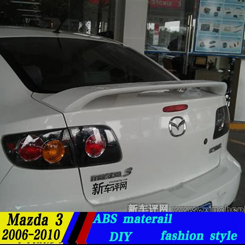 Используется для mazda 3 спойлер 2006 2013 высокого качества ABS Материал заднего крыла