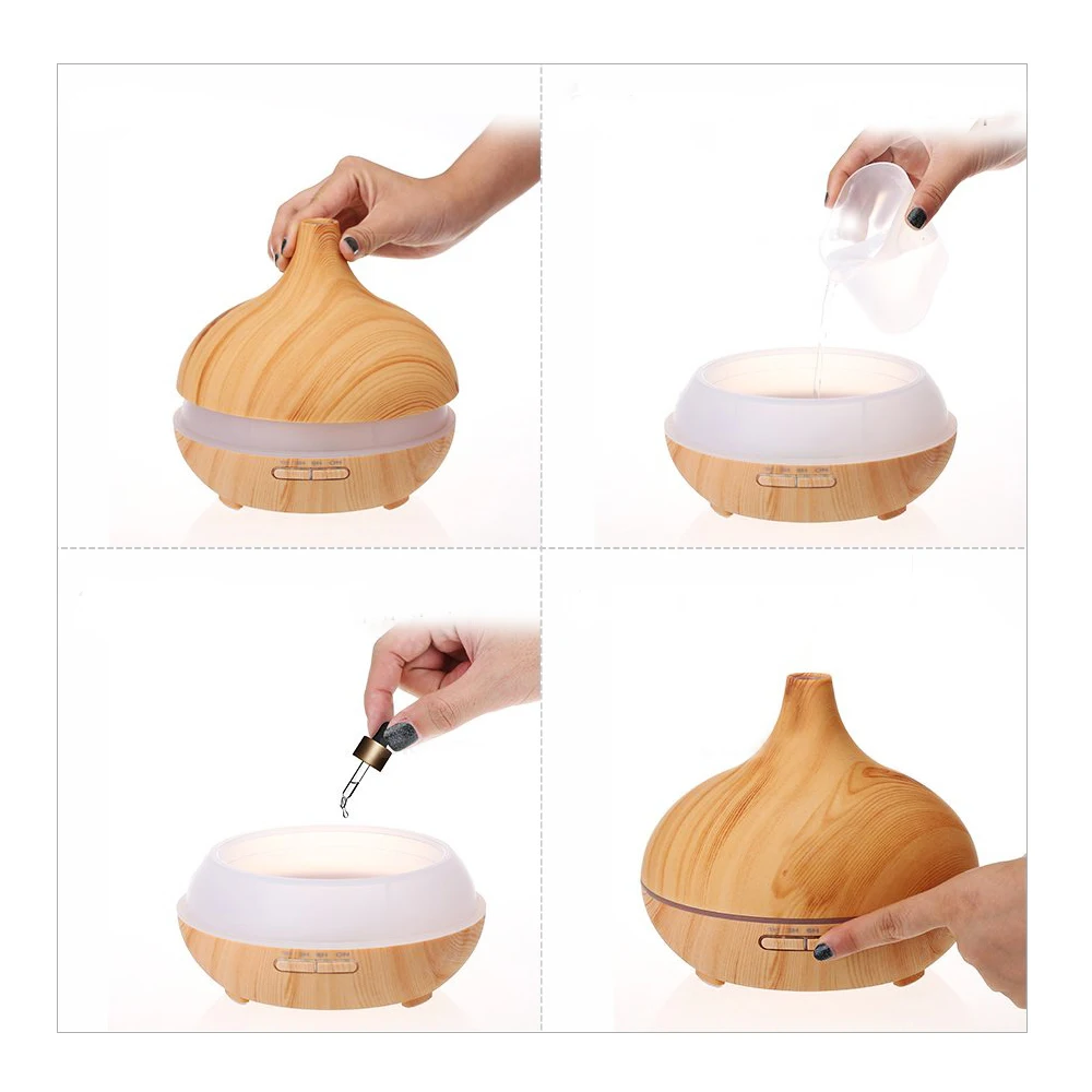 7 светодиодных сменных ламп холодный туман ультразвуковой аромадиффузор