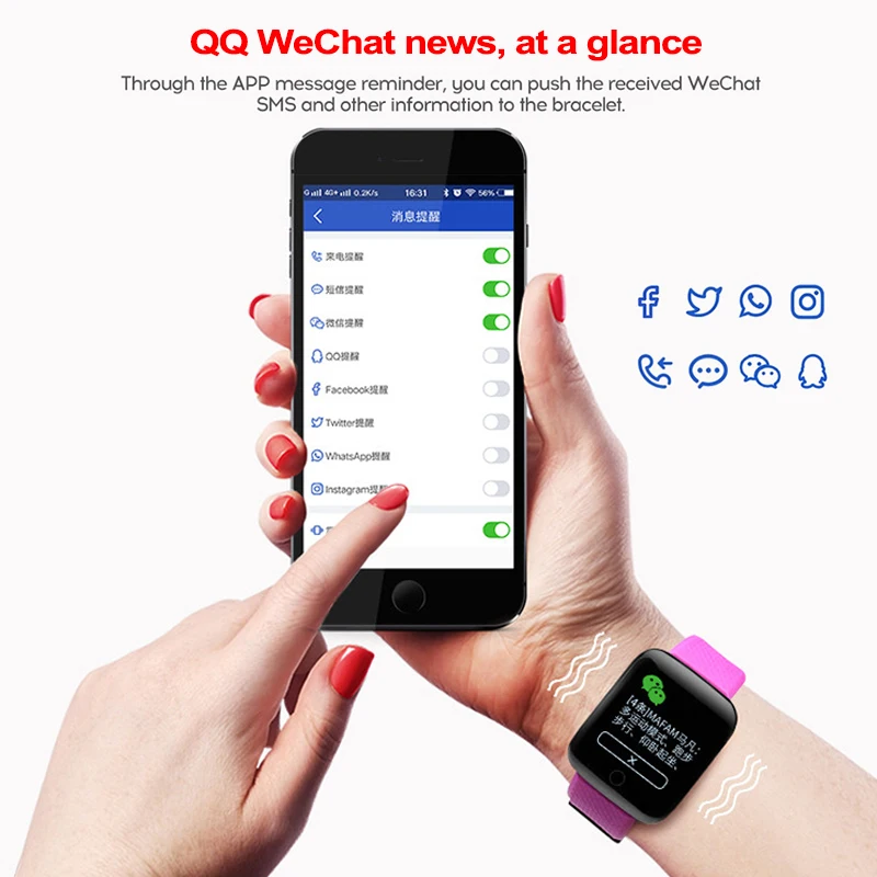 A6S Smart Watch Men Heart Rate Monitor Blood Pressure Android IOS Fitness Tracker for Iphone | Электроника