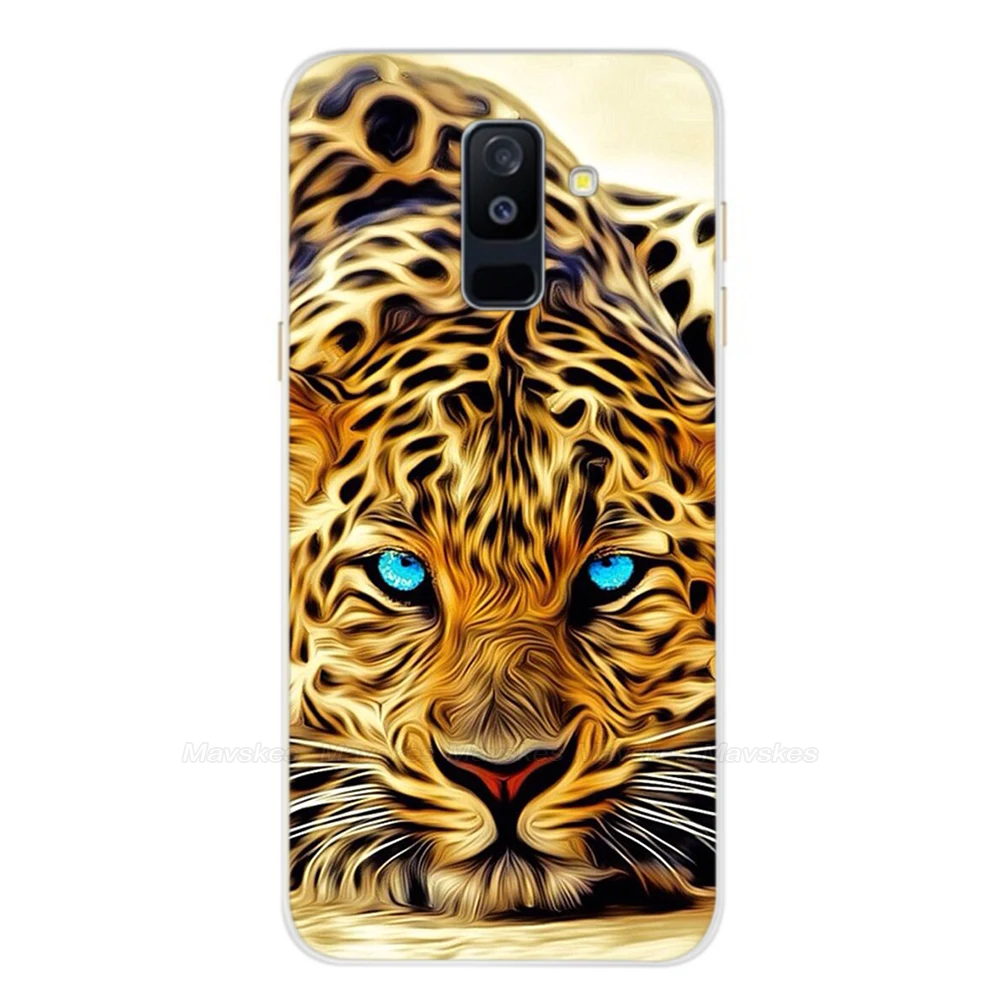 9 Силиконовый чехол для samsung Galaxy A6, прозрачный мультяшный Мягкий ТПУ чехол для телефона s, задняя крышка для samsung Galaxy A6 A 6 Plus - Цвет: 9