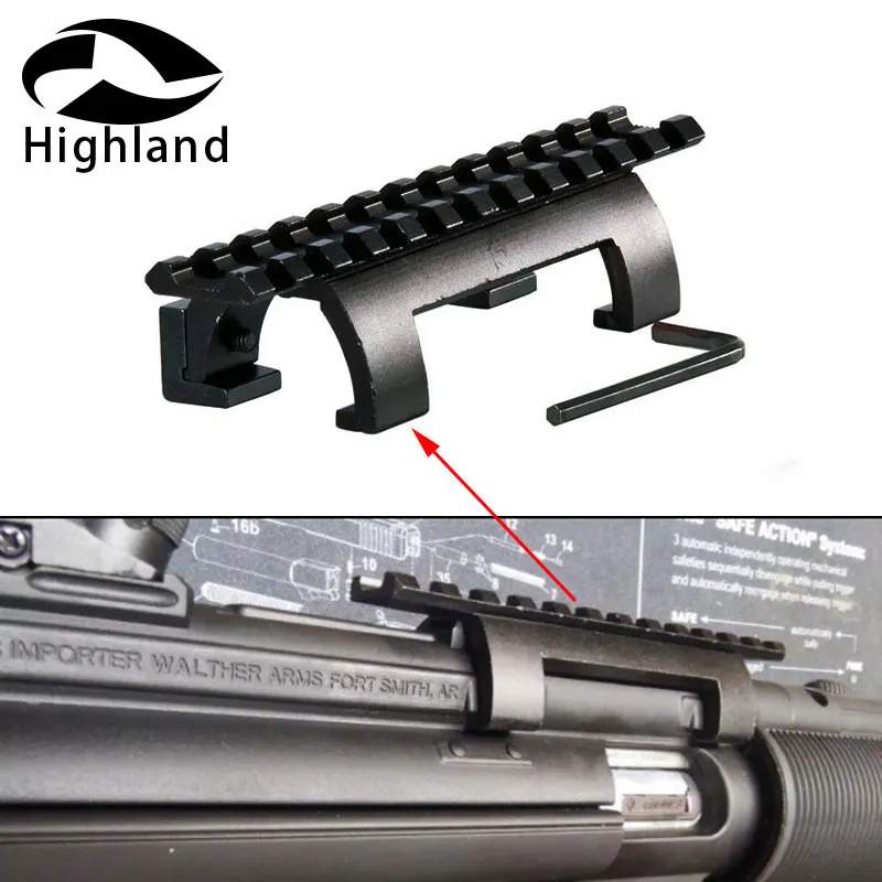 Охотничьи аксессуары Mp5, Mk5, hk, G3, gsg5 коготь прицела для 20 мм Пикатинни/Вивер рельс сошка для стрельбы