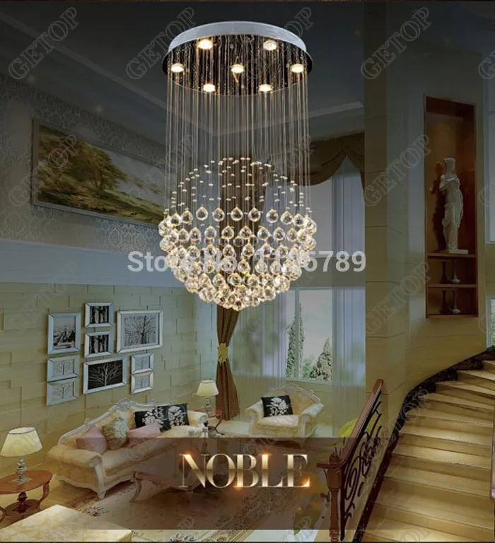 Светодиодный ная светодиодная хрустальная люстра для гостиной и спальни